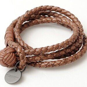 Bottega Veneta Bracelet Bangle Intrecciato Ayres Brown